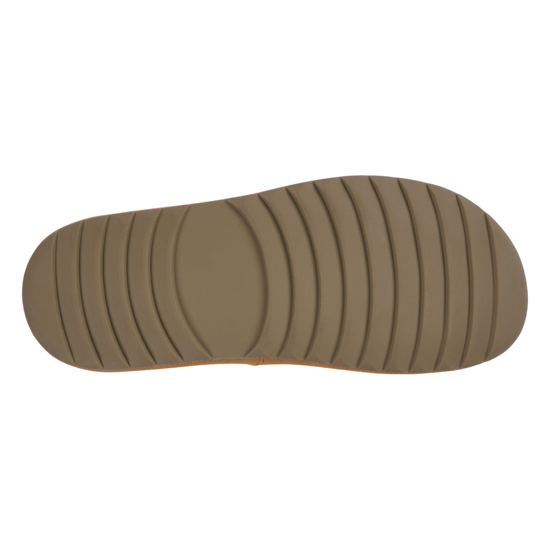 Tan fleece lined mule slipper, photo 5 of 5