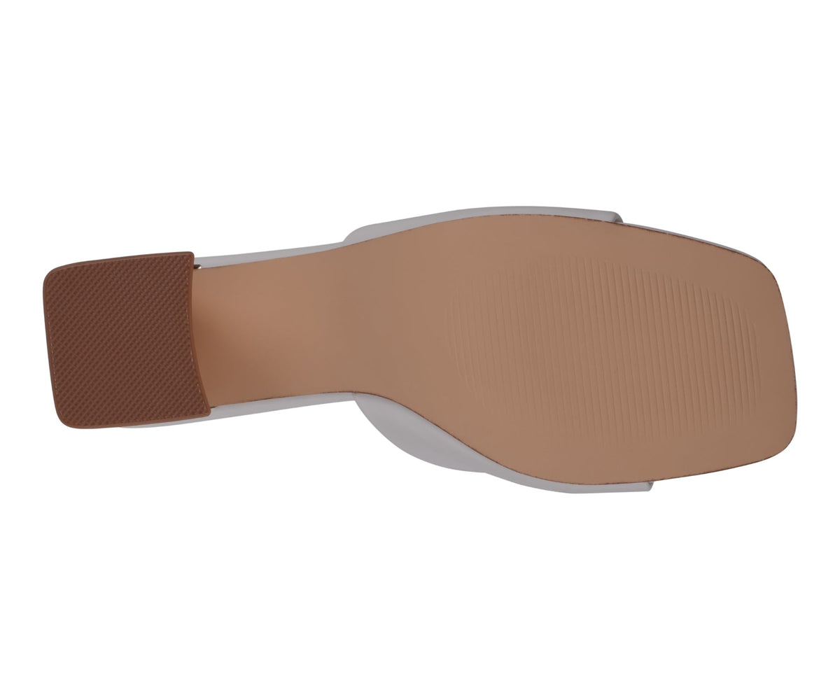 White square toe heeled sandals, photo 8 of 8