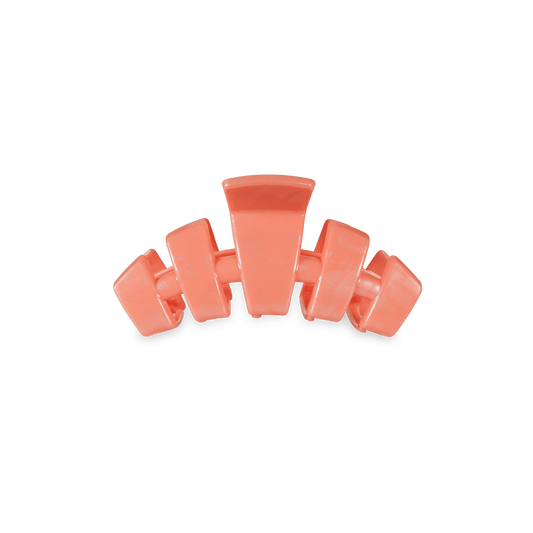 Tiny orange claw hair clip, photo 2 of 4