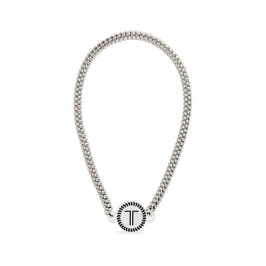Silver spiral headband, photo 2 of 3