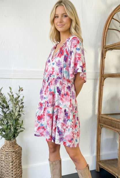 Petal Parade Tiered Dress