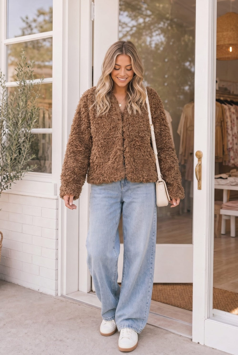 Teddy Bear Faux Fur Jacket