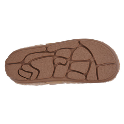 Tan plush mule slipper with buckle, photo 5 of 5