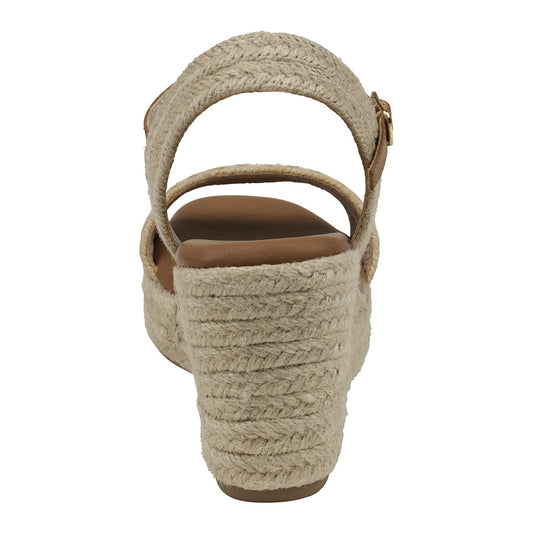 Natural slingback espadrille wedge sandals, photo 2 of 5