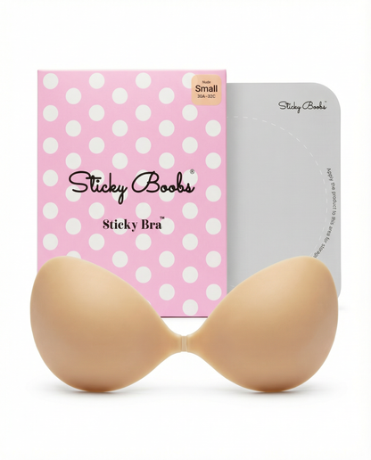 Adhesive backless strapless push-up bra, photo 1 of 17
