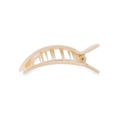 Small beige flat square hair clip, photo 4 of 4