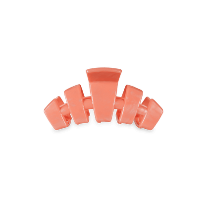 Tiny orange claw hair clip, photo 2 of 4