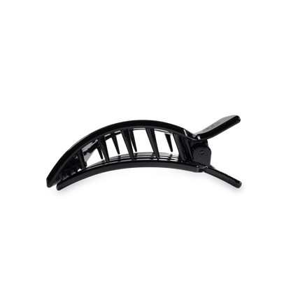 Small black flat square hair clip, photo 4 of 5