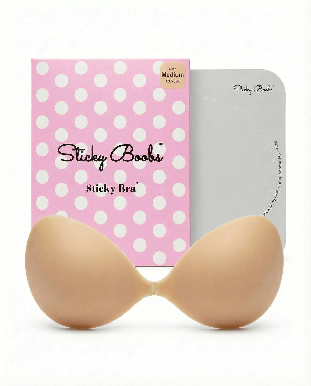 Adhesive backless strapless push-up bra, photo 6 of 17