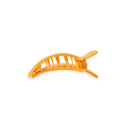 Small orange flat square hair clip, photo 4 of 4