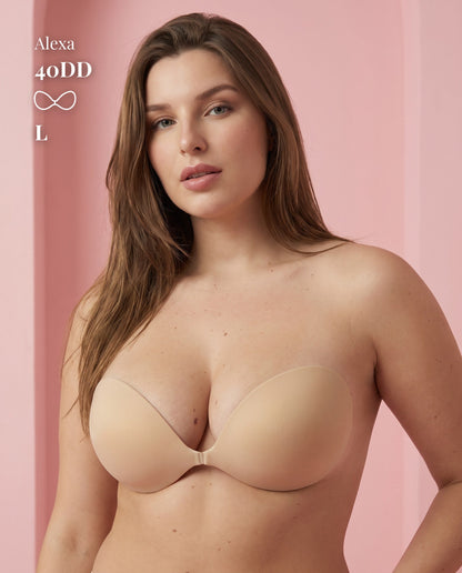 Adhesive backless strapless push-up bra, photo 11 of 17
