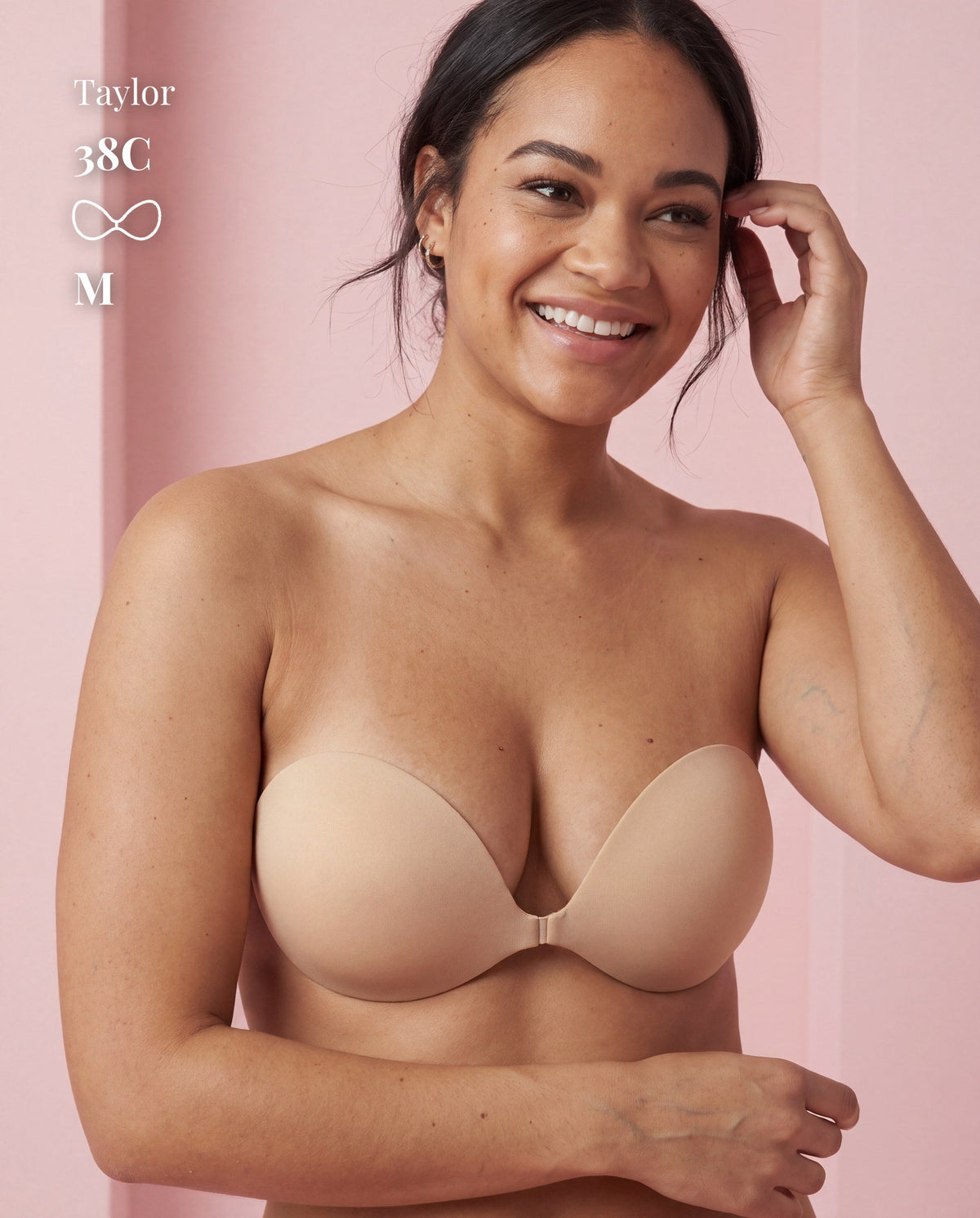 Adhesive backless strapless push-up bra, photo 9 of 17
